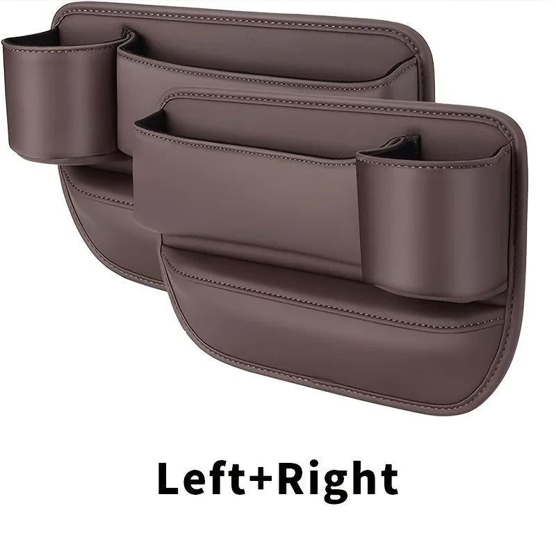 2pcs Car Seat Gap Storage Box, Multifunctional Car Storage Device, Seat Gap Sorting Box, Car Seat Filling Pad, Car Seat Cushion