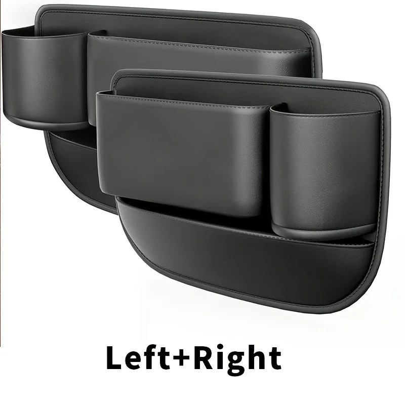 2pcs Car Seat Gap Storage Box, Multifunctional Car Storage Device, Seat Gap Sorting Box, Car Seat Filling Pad, Car Seat Cushion
