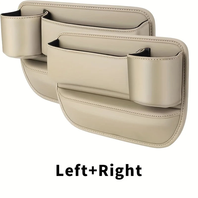 2pcs Car Seat Gap Storage Box, Multifunctional Car Storage Device, Seat Gap Sorting Box, Car Seat Filling Pad, Car Seat Cushion