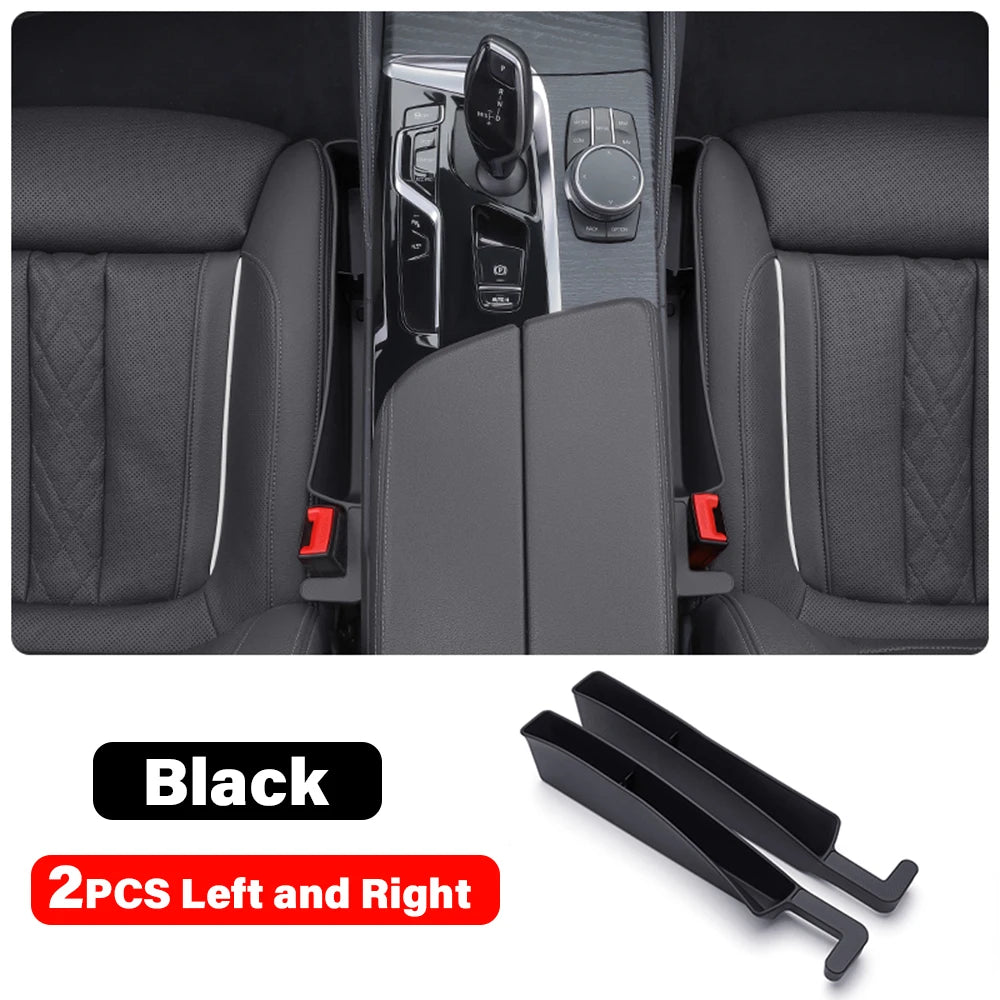 2PCS Car Seat Gap Storage Box Fill Auto Seat Gap Prevent Cell Phones From Falling Universal Tool Kit Accessories Car Storage Box