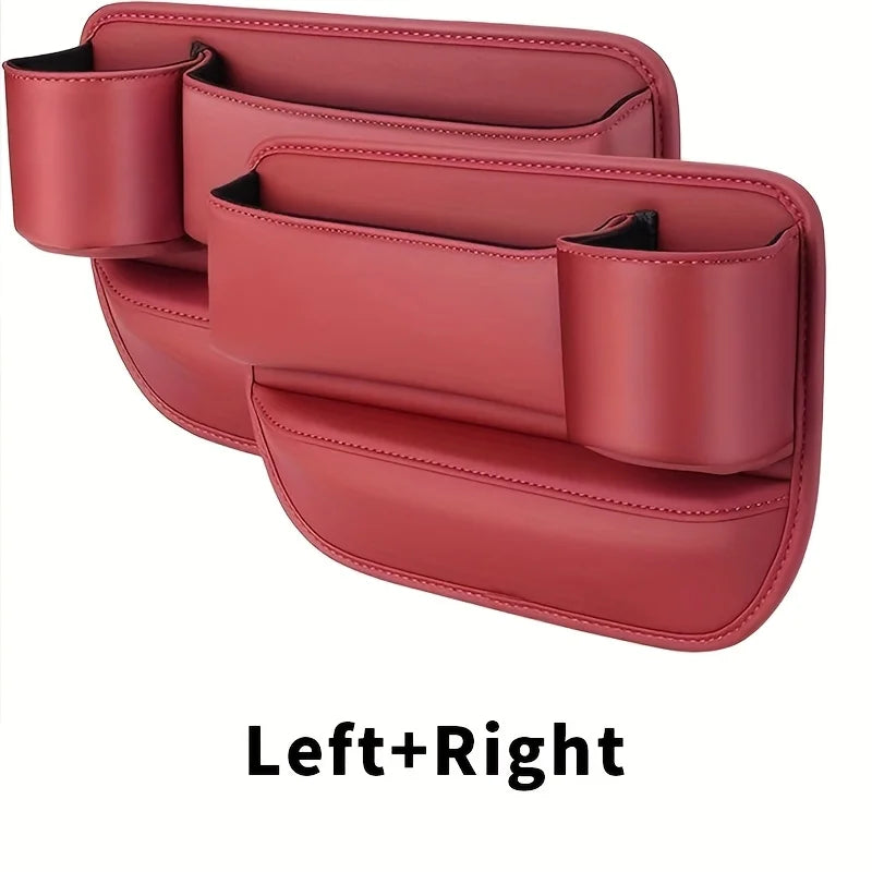 2pcs Car Seat Gap Storage Box, Multifunctional Car Storage Device, Seat Gap Sorting Box, Car Seat Filling Pad, Car Seat Cushion