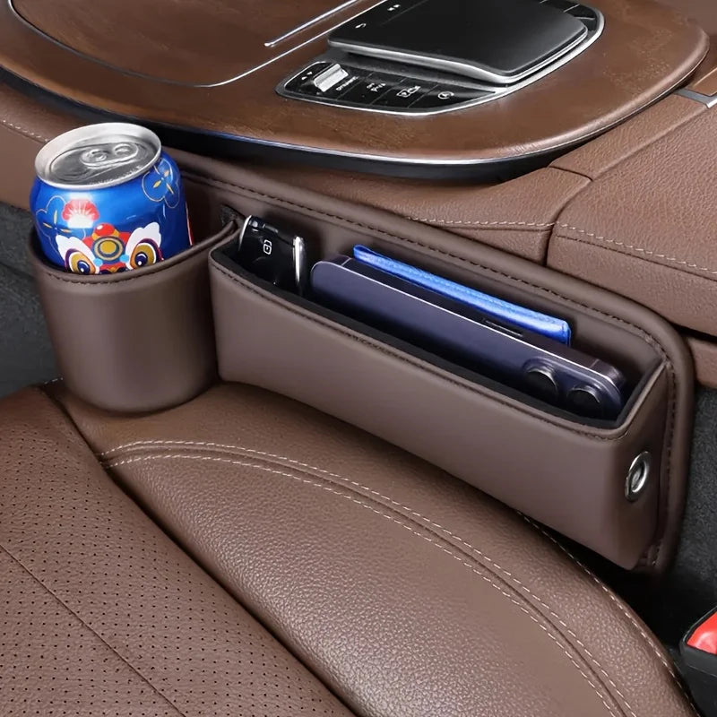 2pcs Car Seat Gap Storage Box, Multifunctional Car Storage Device, Seat Gap Sorting Box, Car Seat Filling Pad, Car Seat Cushion