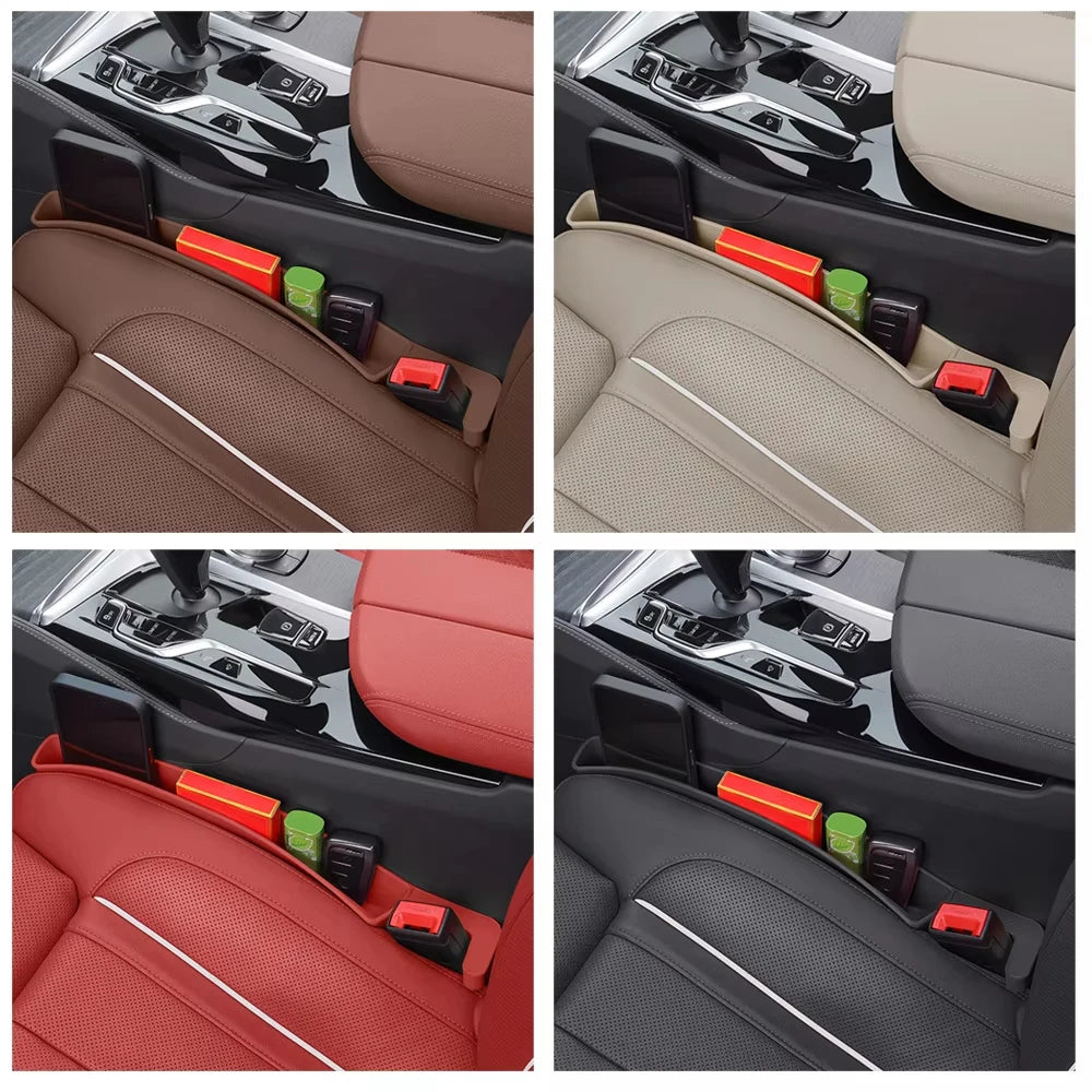 2PCS Car Seat Gap Storage Box Fill Auto Seat Gap Prevent Cell Phones From Falling Universal Tool Kit Accessories Car Storage Box