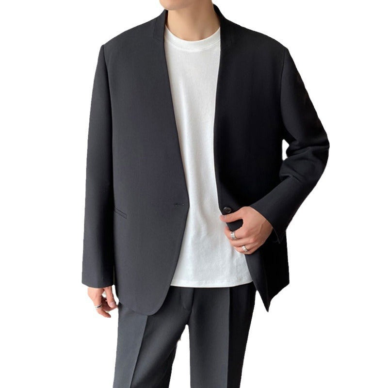 Casual Mens Suit Set Youthful Korean Style
